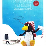 Petey the Penguin Knitted Toy