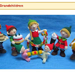 Santa's Grandchildren Knitted Toys